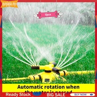 360 Degree Rotating Garden Sprinkler 3-Arm Lawn Sprinkler for Yard and Garden