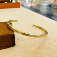 黃銅手環 素面 可客製姓名 免費刻字  S20