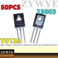 50pcs MJE13003 E13003 TO-126 Triode 13003 Triode Triode Crystal Tube