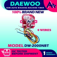 (6 WIRES) DW-2000NBT DAEWOO Washing Machine Wash Timer TIMER MESIN BASUH DW2000NBT DW-2000 DW 2000NB