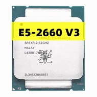 ใช้ Xeon CPU SR1XR E5สำหรับ X99 DDR4 RAM 2.60GHz 10-Cores 25M LGA2011-3 E5-2660V3โปรเซสเซอร์2660V3 E5 2660 V3