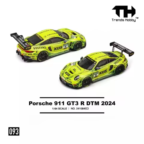 Trends Hobby 1:64 911 GT3 R DTM 2024 Alloy Car Model