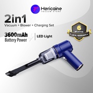 Hericaine 2in1 Blower Car Vacuum Cleaner Wireless Cordless