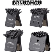 BRNUOMOU Hydraulic Brake Ceramic Pads, Ceramic Thicken Bike Disc Brake Pad, Wear-Resistant Heat-Resi