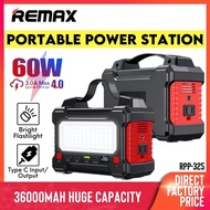 REMAX RPP-325 AC220V 240V Powerbank Fast Charging Power Bank Besar 36000mAH 60W Portable Power Stati