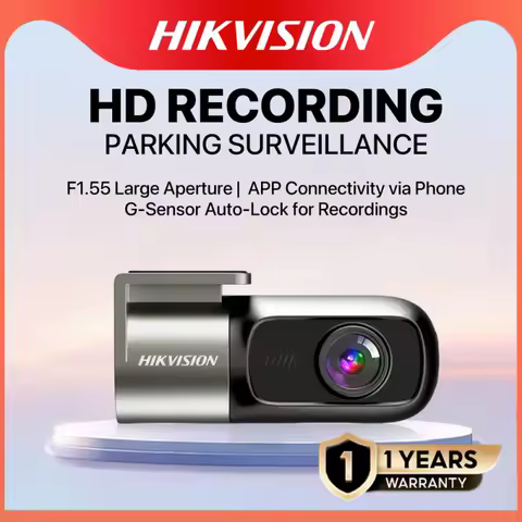 Hikvision D1Pro Dash Cam 1440P 2K HDR 360° Rotation F1.55 Lens 24H Parking Monitoring Night Vision