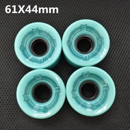 61mm 44mm BUDDHA Skate Board Wheel with 78A Durable Elastic PU Material 61X44 Skateboard Tires 78 Duro 61mm*44mm Blue Yellow 4pc