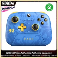 8BitDo Ultimate-3-Mode Controller RARE 40th for Xbox Series X|S & Xbox One, Apple, Windows PC with H