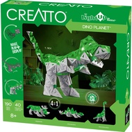 Thames & Kosmos Creatto Dino Planet Light-Up 3D Puzzle Kit | includes Creatto Puzzle Pieces to Make 
