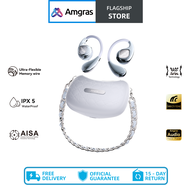 Amgras LuxeBud Bag Bluetooth Earphone Open Wireless Earbuds Low Latency Bluetooth 5.4 IPX6