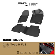 3D Mats พรมปูพื้นรถยนต์ HONDA CIVIC TYPE-R 2023 - 2026   พรมกันลื่น พรมกันนํ้า พรมรถยนต์