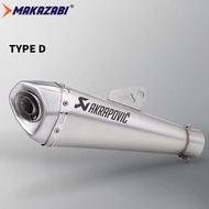 51mm Motorcycle Exhaust Muffler Canister Power Pipe With DB killer Stainless Steel For R1 R3 R6 Nmax