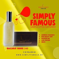 SIMPLY FAMOUS BACARAT ROUGE 540-60ML | UNISEX PARFUME | EAU DE PARFUME