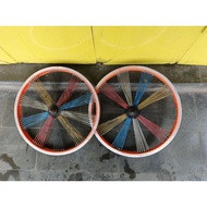 BMX bike rims 20, bmx drag or lowrider spokes 120 nos
