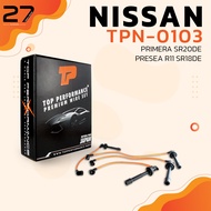 สายหัวเทียน NISSAN PRIMERA SR20DE / PRESEA R11 SR18DE - TOP PERFORMANCE - MADE IN JAPAN - TPN-0103 -