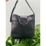 Ungaro brand genuine leather crossbody bag size 25x26cm