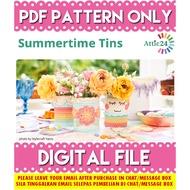 Crochet Pattern - Summertime Tins Crochet PDF
