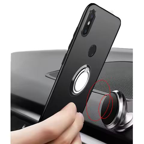 For LG V60 ThinQ 5G V60ThinQ 2020 6.8" LM-V600, A001LG Back Ring Holder Bracket Phone Cover TPU Soft