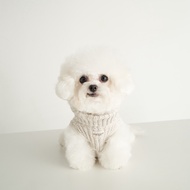 Midnight Layer - Knitwear Collection - เสื้อผ้าสัตว์เลี้ยง เสื้อสุนัข เสื้อหมา เสื้อแมว (LIGHT GREY)