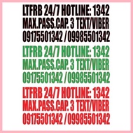 ♕ ✨ LTFRB 24/7 HOTLINE STICKER set