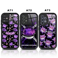 HP Glossy Softcase SAMSUNG A71 A72 A73 Casing Case GENGAR camera protector siliconehp