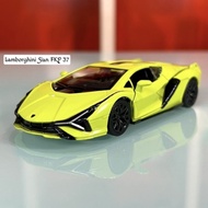 RMZ Diecast Lambo Sian FKP 37 Miniature Sports Car Toy for Children and Adults