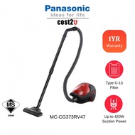 Panasonic Light & Powerful Bagged Vacuum Cleaner - 1800W | MC-CG373RV47 MC-CG373 (Penyedut Habuk Can