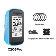 Magene C206 Pro GPS จักรยานคอมพิวเตอร์ไร้สายเครื่องวัดความเร็วรอบวัดระยะทางจักรยานมาตรวัดความเร็ว GPS บลูทูธกันน้ำ ANT + สำหรับจักรยานเสือหมอบ MTB Garmin