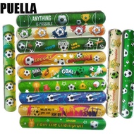 PUELLA 12PCS Snap Bracelets Wristband, Bracelet Snap Wrap Football Papa Circle, Football Theme Hand 