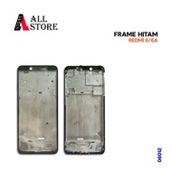 Frame - Frame - Middle Bone - LCD Frame Redmi 6/6A Black-Black