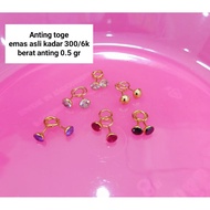 300 GOLD TOGE EARRINGS 6K