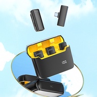 mic amgrass wireless mic microphone Cross-Border Wireless Lavalier Microphone One for Two Mobile Pho