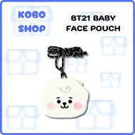 BT21 BABY RJ FACE POUCH Small Bag/Wallet