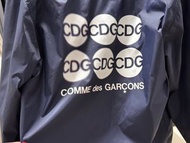CDG 有領風褸 寶藍色