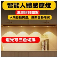 長城家品 - 【貓眼感應燈】【20CM】【三色轉換】超薄感應燈 LED智能人體感應燈 櫥櫃燈 小夜燈