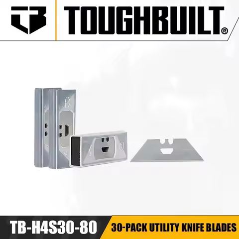 TOUGHBUILT TB-H4S30-80/TB-H4S-5/TB-H4N-5 Utility Knife Blades Cowhorn Blades Trapezoidal Blades