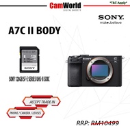 SONY A7C II BODY (SONY MALAYSIA)