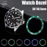 Ceramic Luminous Watch Bezel 38*30.5mm Scratch Proof Replacement Bezel Insert Watch Accessories Part