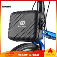  Bike Front Bag Hard Shell Large Capacity Easy Installation Multifunction 2L Waterproof Outdoor Cycling Front Rack Bag for Folding Bikes Scooters