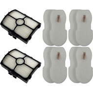 Kit Penggantian Penapis Dttery HZ3002 untuk Shark Stratos UltraLight DuoClean PowerFins Corded Stick