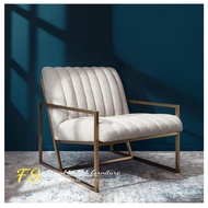 sofa singel modern besi gold,sofa santai besi hollow wing chair new