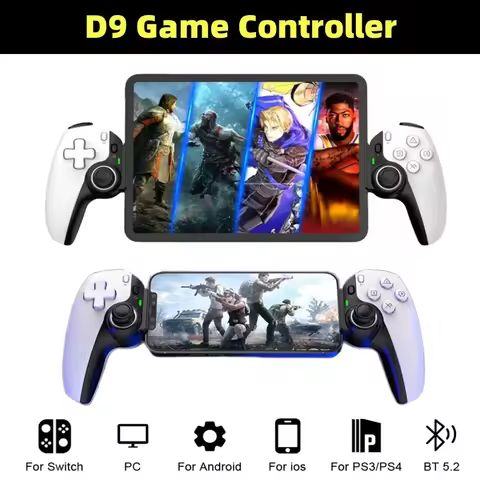 Hot Sale BSP D9 Tablet Controller Wireless Handle For Switch Game Bluetooth Stretching Joystick For 