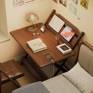 Foldable Adjustable Study Desk Portable No Setup Multi Use Space Saving for Home Dorm WFH Kids Stude