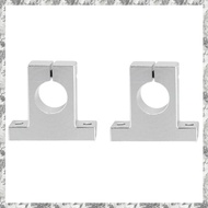 [I O J E] 2 Pcs Linear Motion Rail Clamping Rod Rail Guide Support Shaft Bracket Coupling Mount SK16