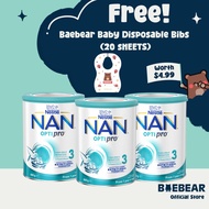 [Nestle] Nan Supreme Pro Stage 3 I 4  Optipro Nan 3 I Comfort I A2 - Stage 3 / Stage 4 [BaeBear.sg]