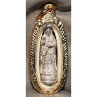 Silver LP Pern Wat Bangphra Kwan Yin NuaNgernTae BE2535 amulet-A120
