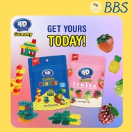 [BBS] AMOS 4D Gummy 72gm (BLOCK/FRUIT)