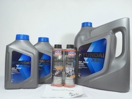 HYUNDAI XTEER HD7000 10W40 DIESEL ENGINE OIL SYNTHETIC API CI-4 AND LIQUI MOLY  ENGINE FLUSH AND ENG