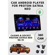 Android Player Package Promotion For PROTON SATRIA NEO 06-15 With 360 Camera
