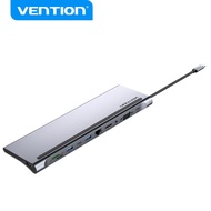 Vention USB C HUB 12 In 1 Type C ถึง USB 3.0 Splitter HDMI Adapter 4K สำหรับ MacBook 2021M1/M2/2020/